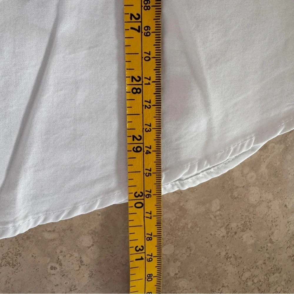 J Crew Slim Secret Wash Cotton Poplin Shirt White Button Down Mens Size XL